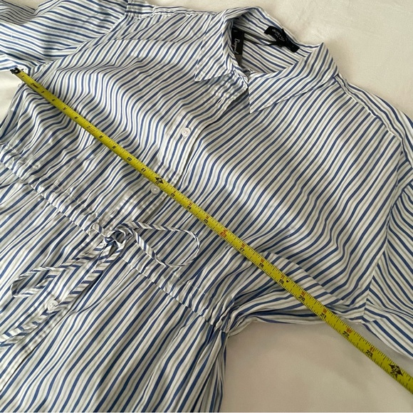 Velvet Heart JENNEVA OIA BLUE STRIPE Shirt Dress - Picture 9 of 12